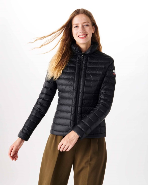 Jott UK Lightweight Down Jacket Noir Anna