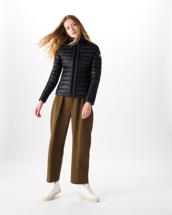 Jott UK Lightweight Down Jacket Noir Anna