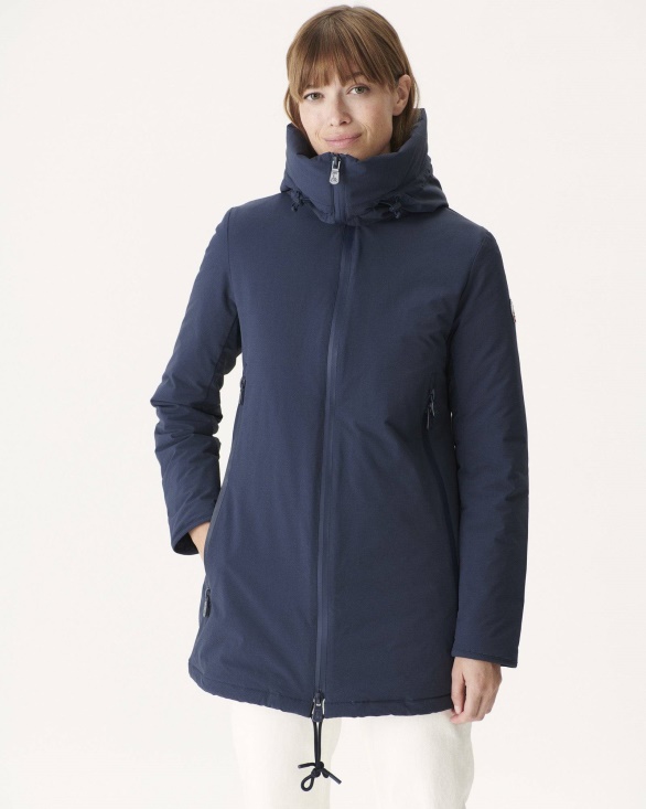 Hooded Down Jacket Marine Siberie Jott UK