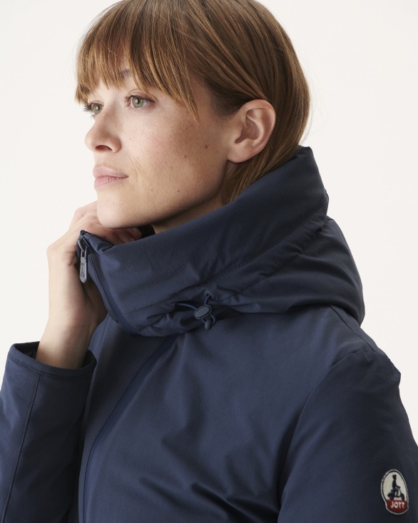 Hooded Down Jacket Marine Siberie Jott UK