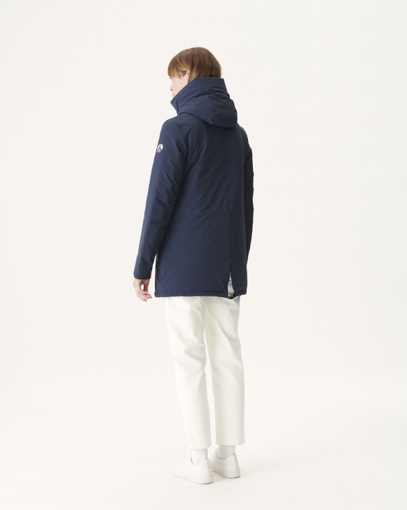 Hooded Down Jacket Marine Siberie Jott UK