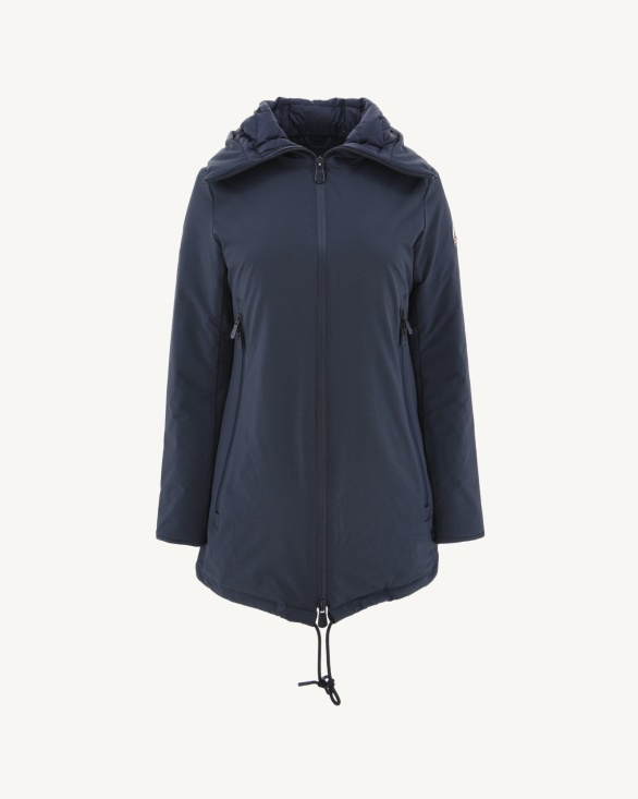 Hooded Down Jacket Marine Siberie Jott UK