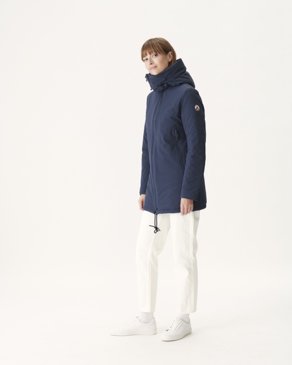 Hooded Down Jacket Marine Siberie Jott UK