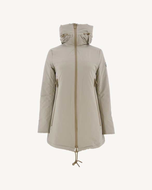Jott UK Hooded Down Jacket Beige Siberie