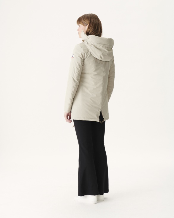 Jott UK Hooded Down Jacket Beige Siberie