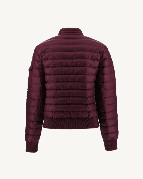 Lightweight Down Jacket Aubergine Emmy Jott UK