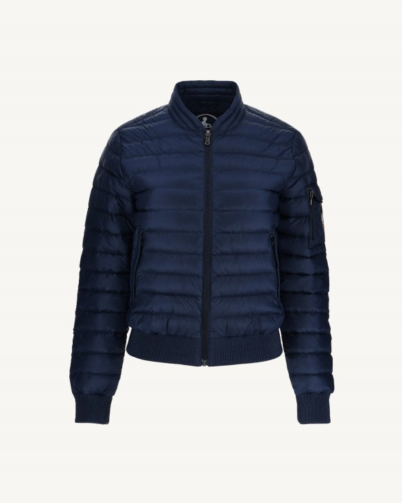 Jott UK Lightweight Down Jacket Blue Abysse Emmy