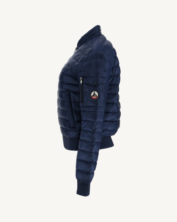 Jott UK Lightweight Down Jacket Blue Abysse Emmy