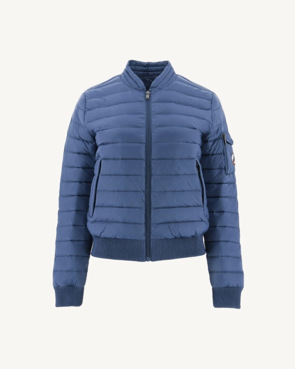 Jott UK Lightweight Down Jacket Blue Jeans Emmy