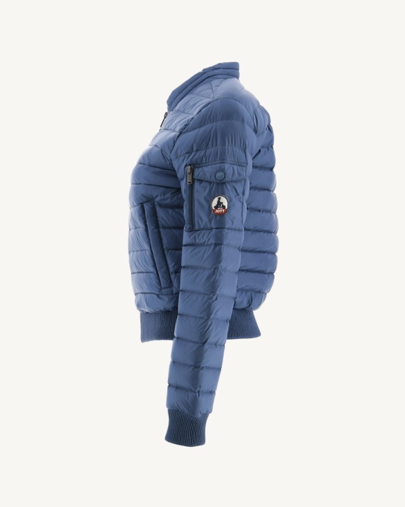 Jott UK Lightweight Down Jacket Blue Jeans Emmy