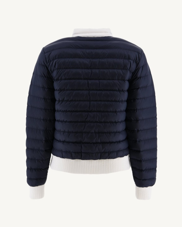 Jott UK Reversible Down Jacket Blanc/Marine Hanoi