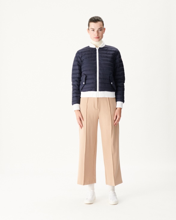 Jott UK Reversible Down Jacket Blanc/Marine Hanoi