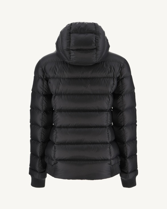 Extreme Cold Hooded Down Jacket Noir Celine Jott UK