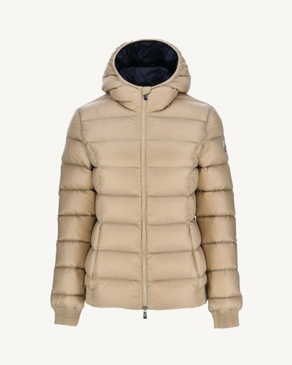 Extreme Cold Hooded Down Jacket Beige Celine Jott UK