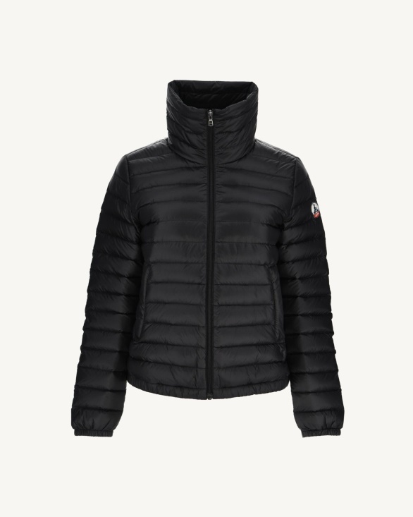 Lightweight Down Jacket Noir Louisa Jott UK