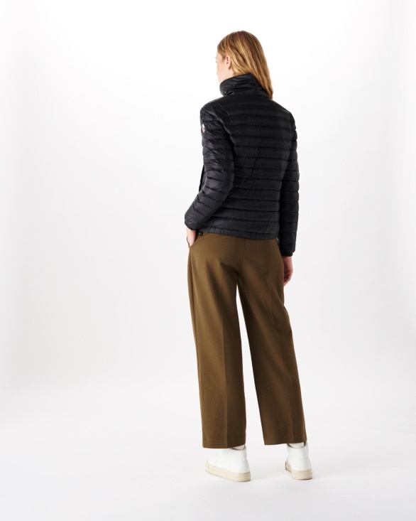 Lightweight Down Jacket Noir Louisa Jott UK