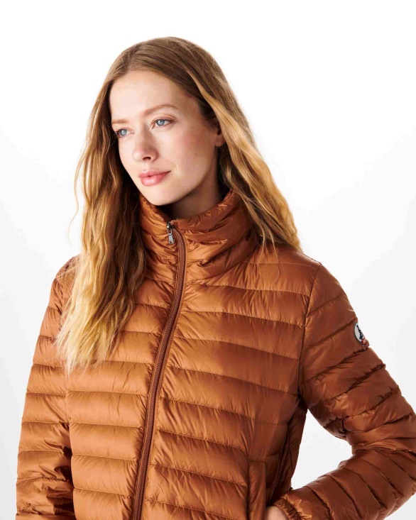 Jott UK Lightweight Down Jacket Caramel Louisa