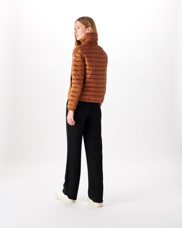 Jott UK Lightweight Down Jacket Caramel Louisa