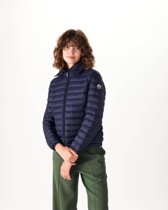 Lightweight Down Jacket Marine Louisa Jott UK