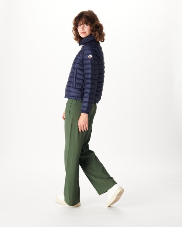 Lightweight Down Jacket Marine Louisa Jott UK