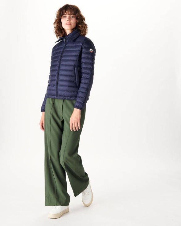 Lightweight Down Jacket Marine Louisa Jott UK