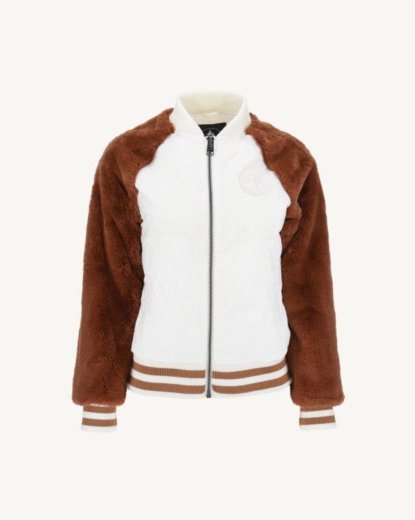 Lightweight Down Jacket Caramel Arya Jott UK