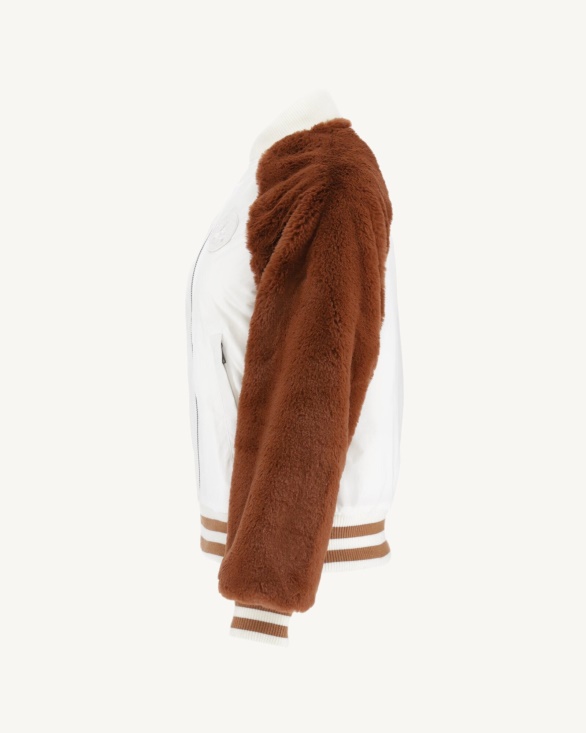 Lightweight Down Jacket Caramel Arya Jott UK