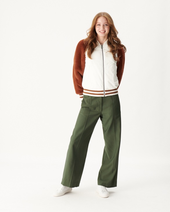 Lightweight Down Jacket Caramel Arya Jott UK