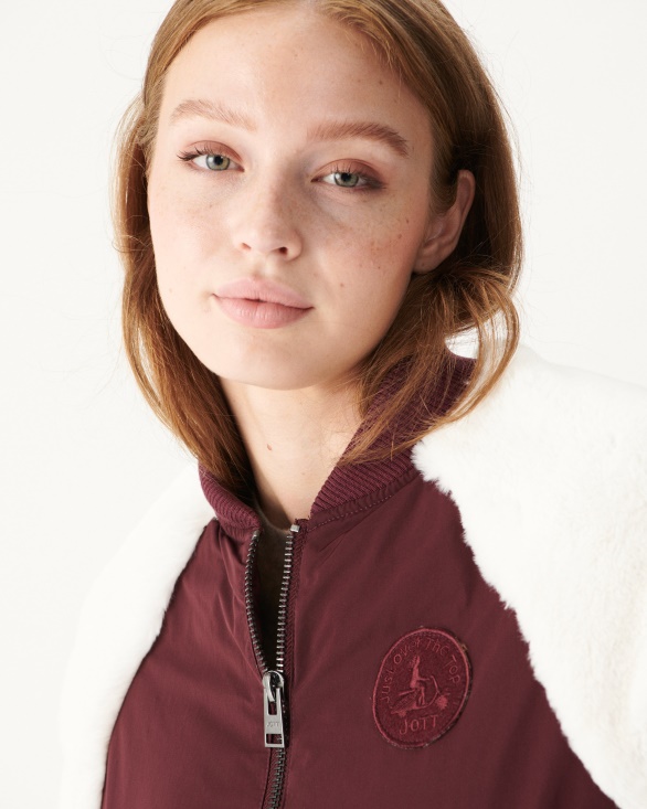 Jott UK Lightweight Down Jacket Blanc Arya