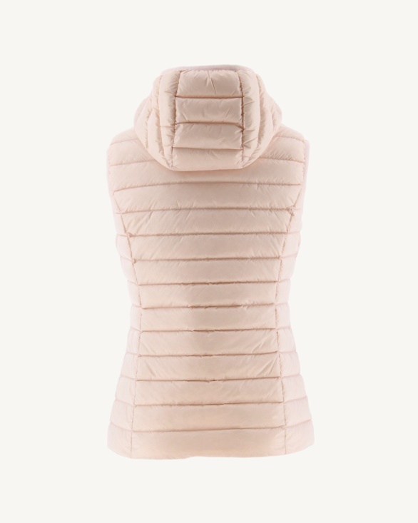 Jott UK Light Sleeveless Down Jacket Soft Pink Mali