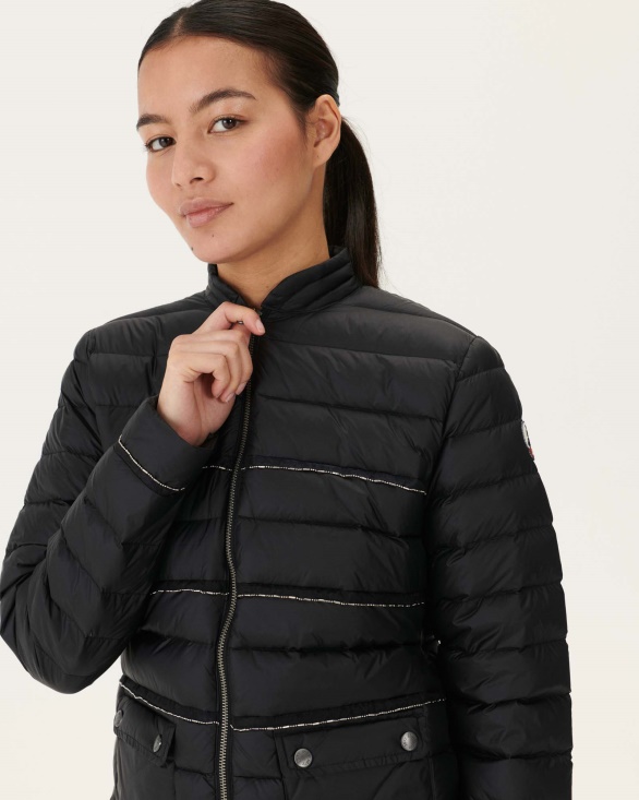 Black Andorra Short Lightweight Jacket Jott UK