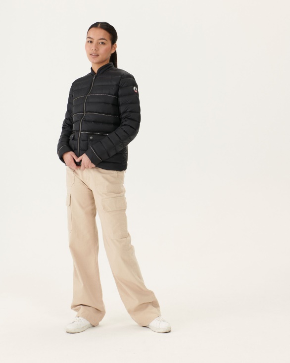 Black Andorra Short Lightweight Jacket Jott UK