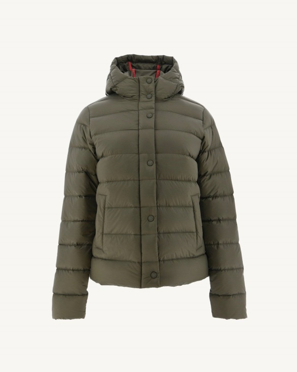 Army Jane Straight Hooded Puffer Jacket Jott UK