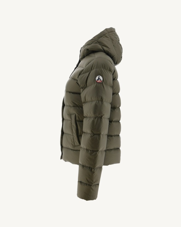 Army Jane Straight Hooded Puffer Jacket Jott UK