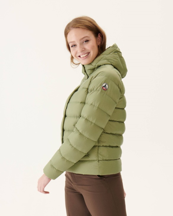 Jott UK Bush Jane Straight Hooded Puffer Jacket