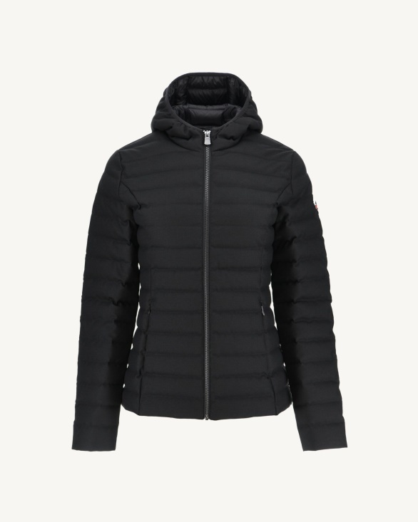 Warm Noir Hooded Down Jacket Cloe Jott UK