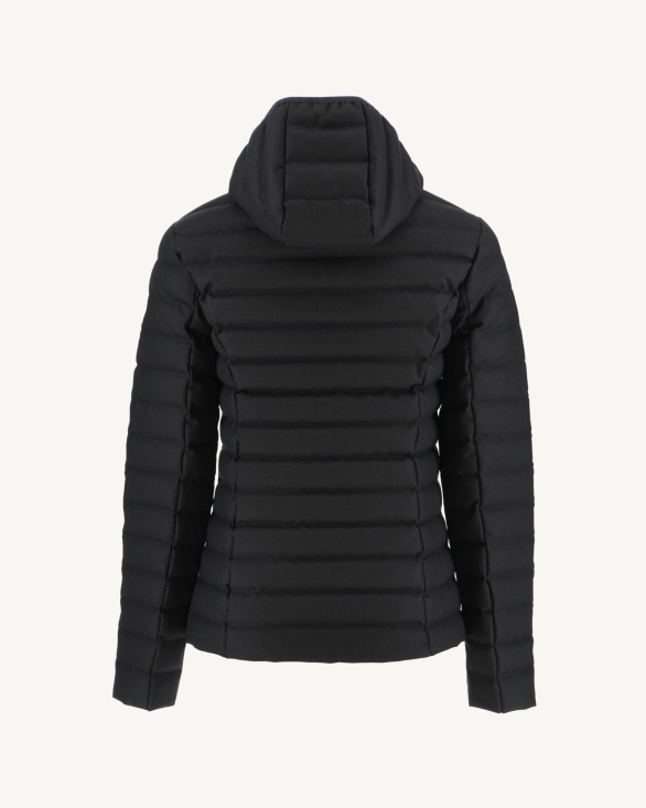 Warm Noir Hooded Down Jacket Cloe Jott UK