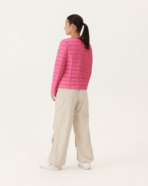 Jott UK Lightweight Down Jacket Wild Rose Douda