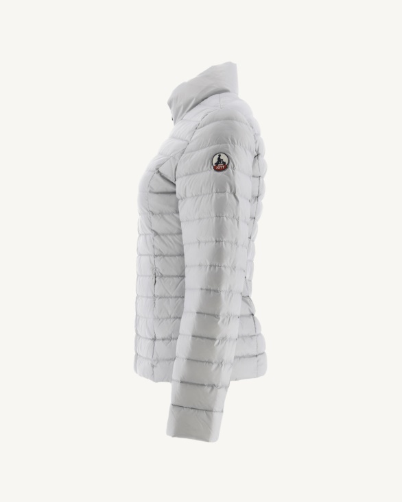 Lightweight Down Jacket Soft Grey Cha Jott UK