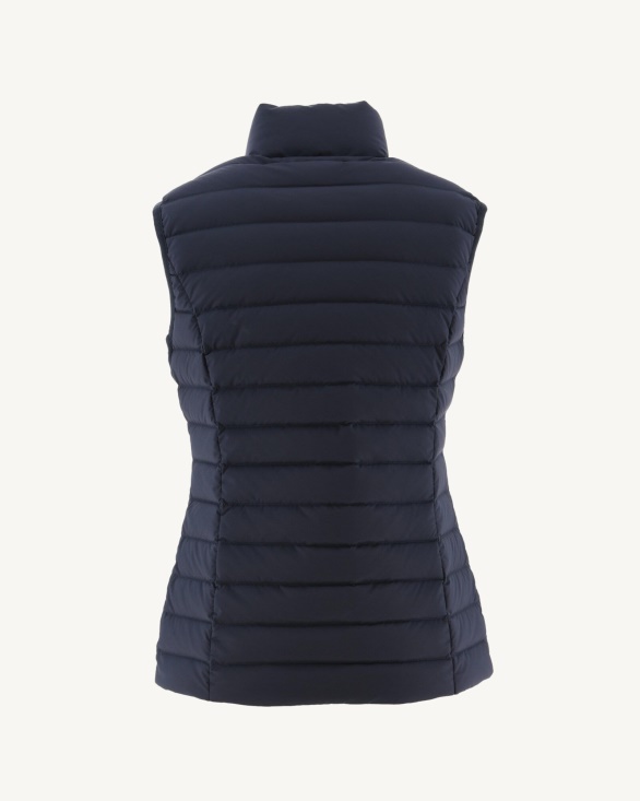 Jott UK Navy Grenada Stretch Sleeveless Puffer Jacket