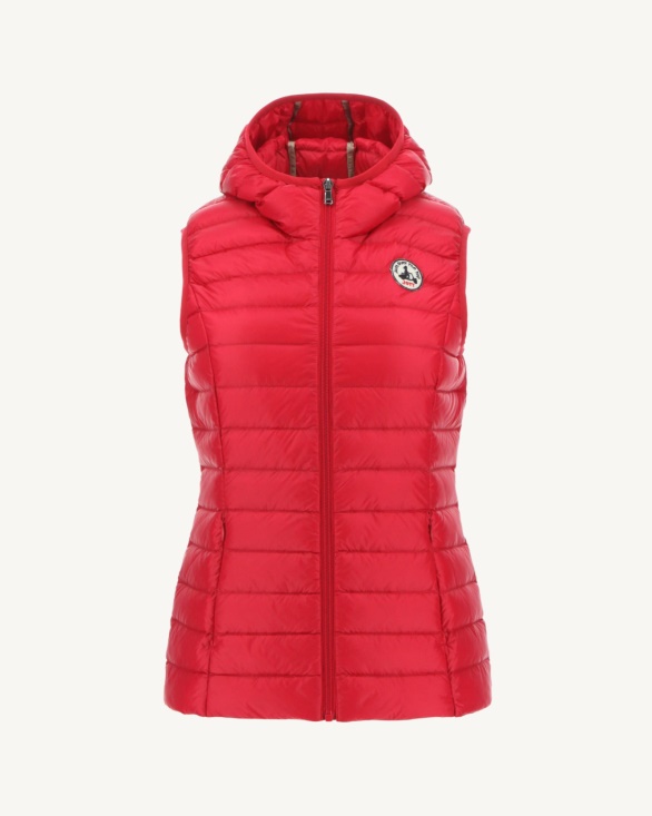Jott UK Light Sleeveless Down Jacket Rouge Mali