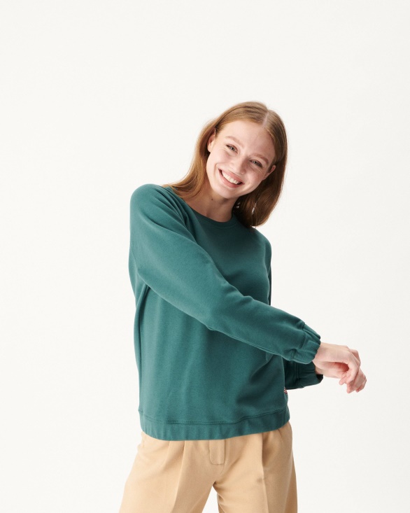 Jott UK Vert Fonce Sweatshirt Reign