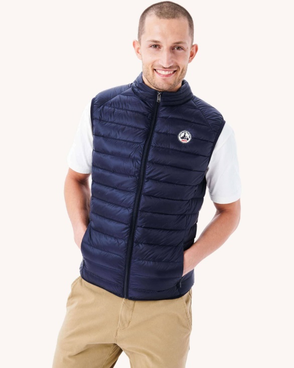 Jott UK Navy Sleeveless Down Jacket Tom