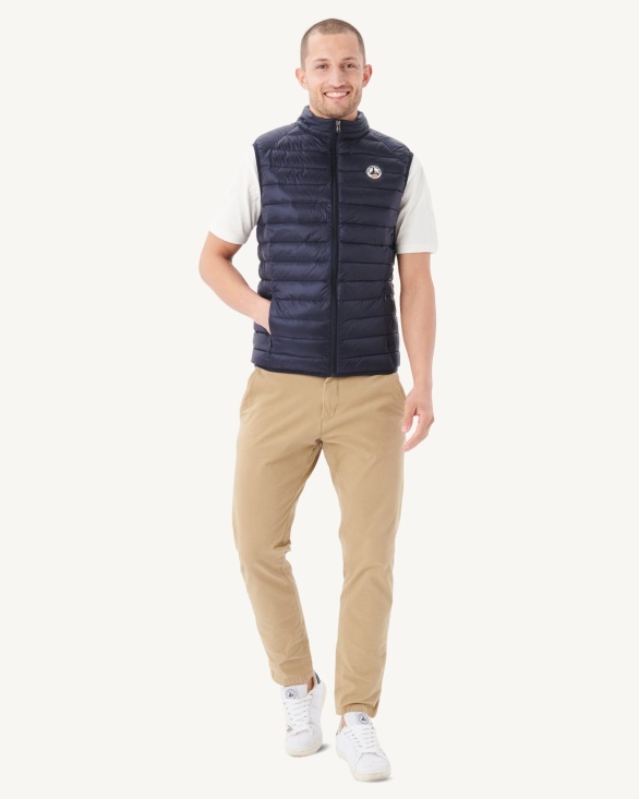 Jott UK Navy Sleeveless Down Jacket Tom