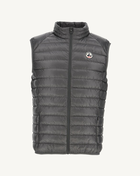Anthracite Sleeveless Down Jacket Tom Jott UK