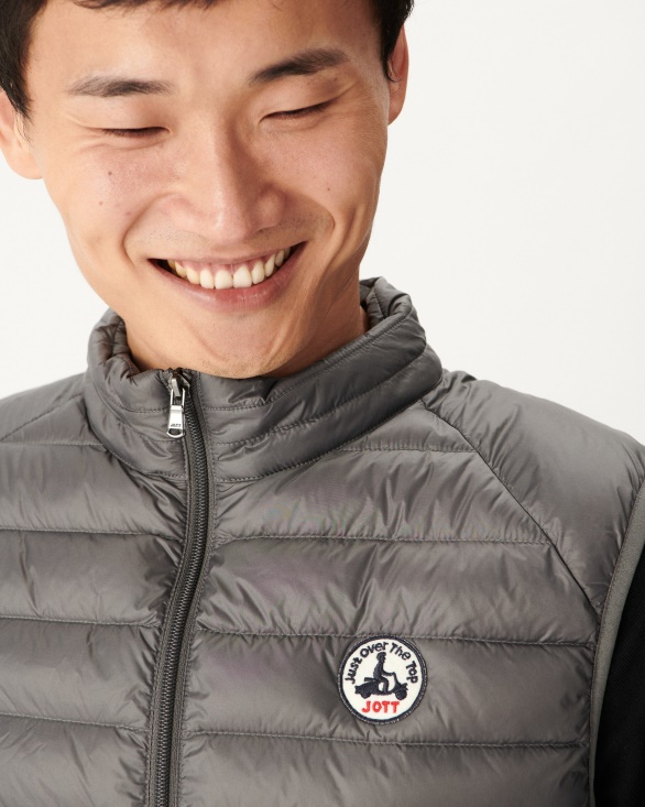 Anthracite Sleeveless Down Jacket Tom Jott UK