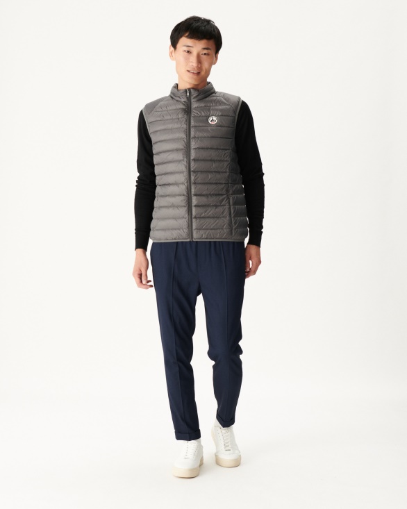 Anthracite Sleeveless Down Jacket Tom Jott UK