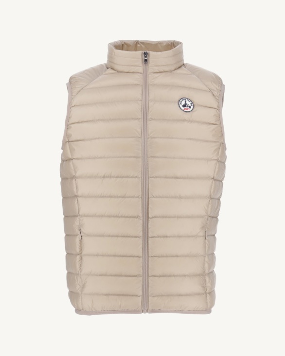 Jott UK Beige Sleeveless Down Jacket Tom
