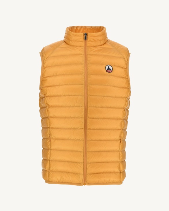 Jott UK Mustard Yellow Sleeveless Down Jacket Tom