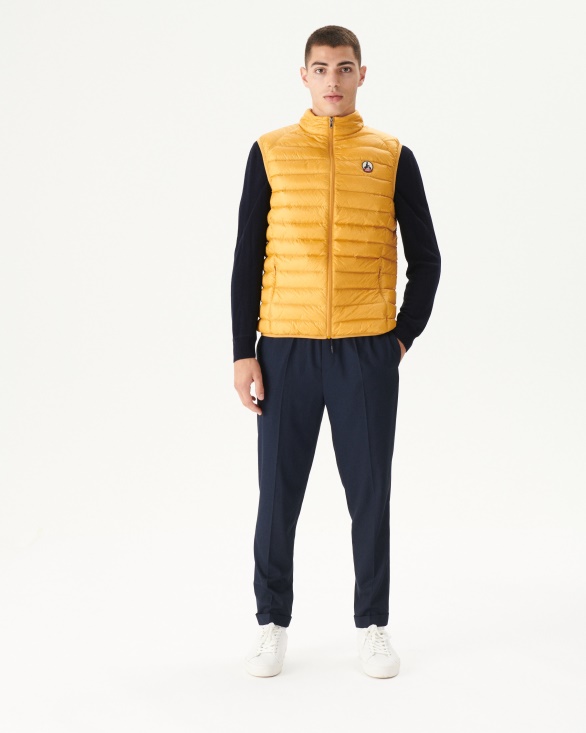 Jott UK Mustard Yellow Sleeveless Down Jacket Tom